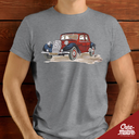 T-SHIRT - VW COMBI T1 BLEUE