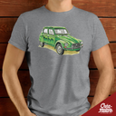 T-SHIRT - VW COMBI T1 BLEUE