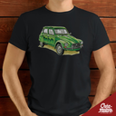 T-SHIRT - VW COMBI T1 BLEUE