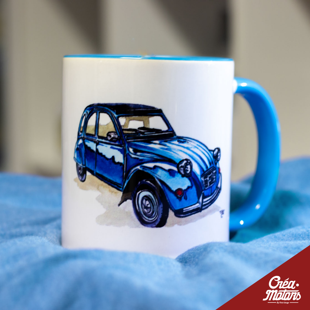 MUG - CITROËN 2CV BLEUE