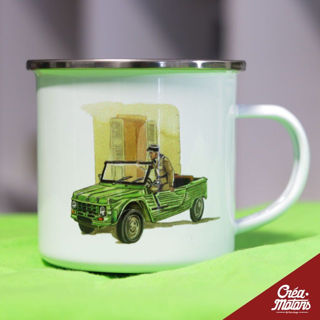 MUG METAL - CITROËN MEHARI GENDARME 