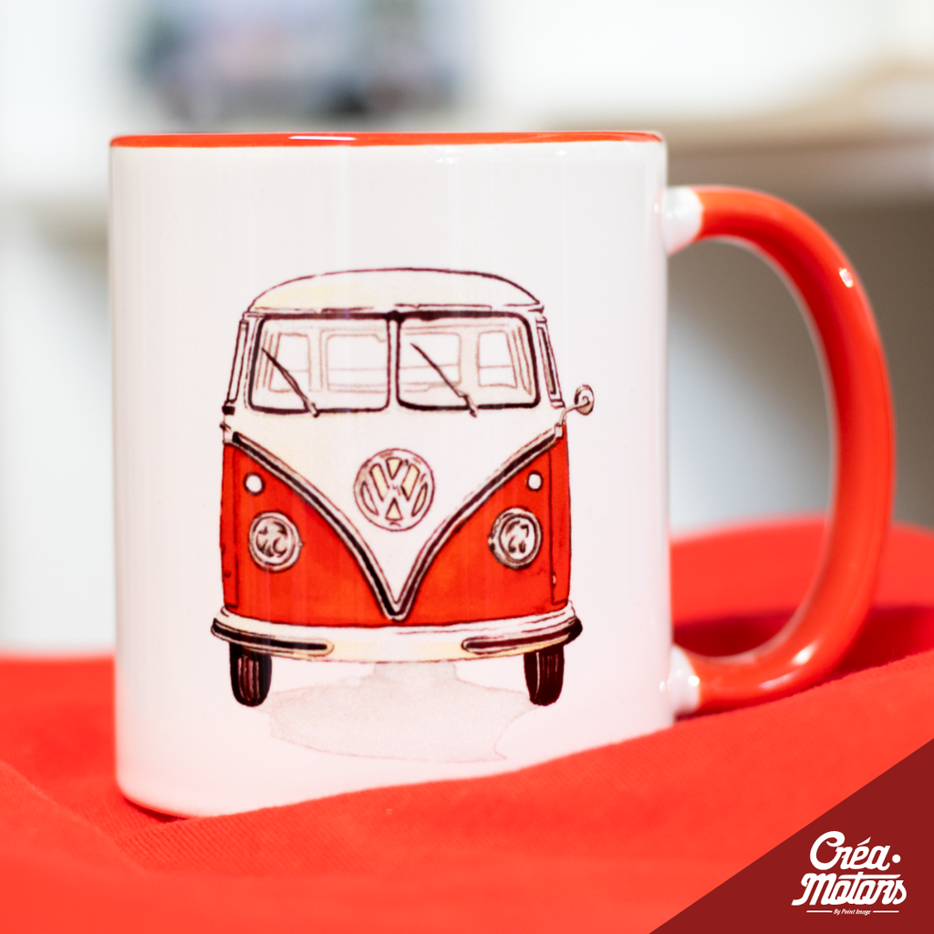 MUG - VW COMBI T1 ROUGE DE FACE