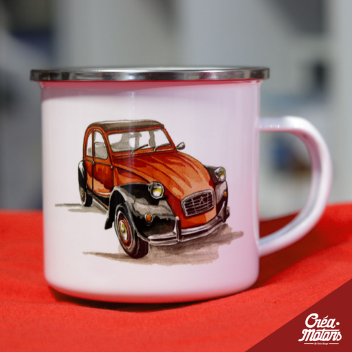 MUG METAL - CITROËN 2CV CHARLESTON 