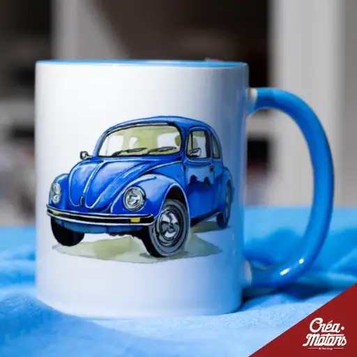 MUG - VW COCCINELLE BLEUE