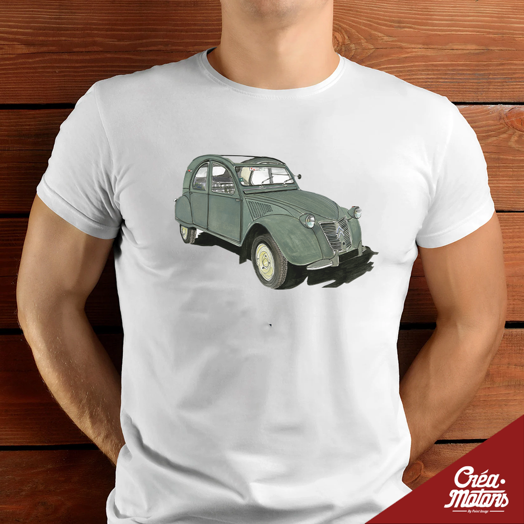 T-SHIRT - CITROËN 2CV GRIS 