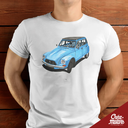 T-SHIRT - CITROËN DYANE BLEUE  